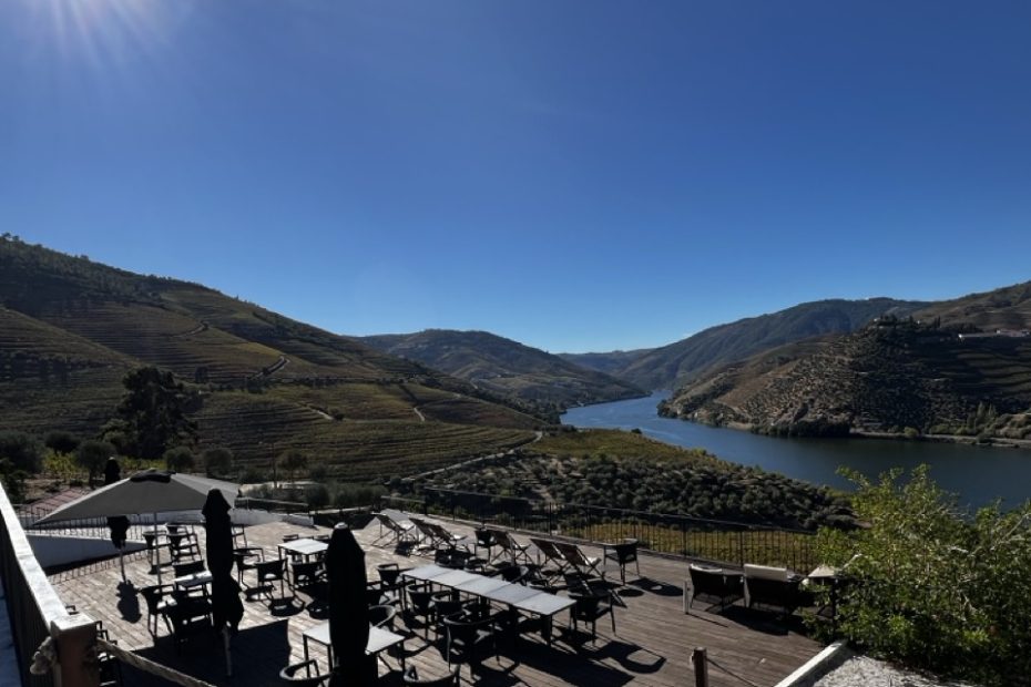 vista relaxante no rio Douro.