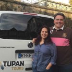 Guilherme e Alba Buest, em Guimarães nos primeiros anos da Tupan Tours.